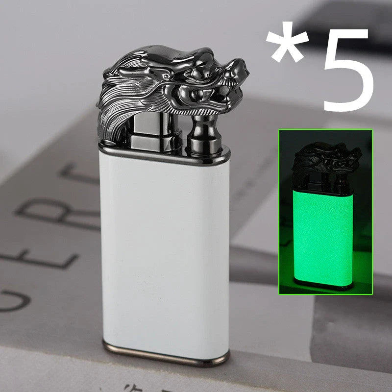 Versatile double flame lighter with a sleek and stylish design, perfect for outdoor adventures, grilling, and cigar lighting.