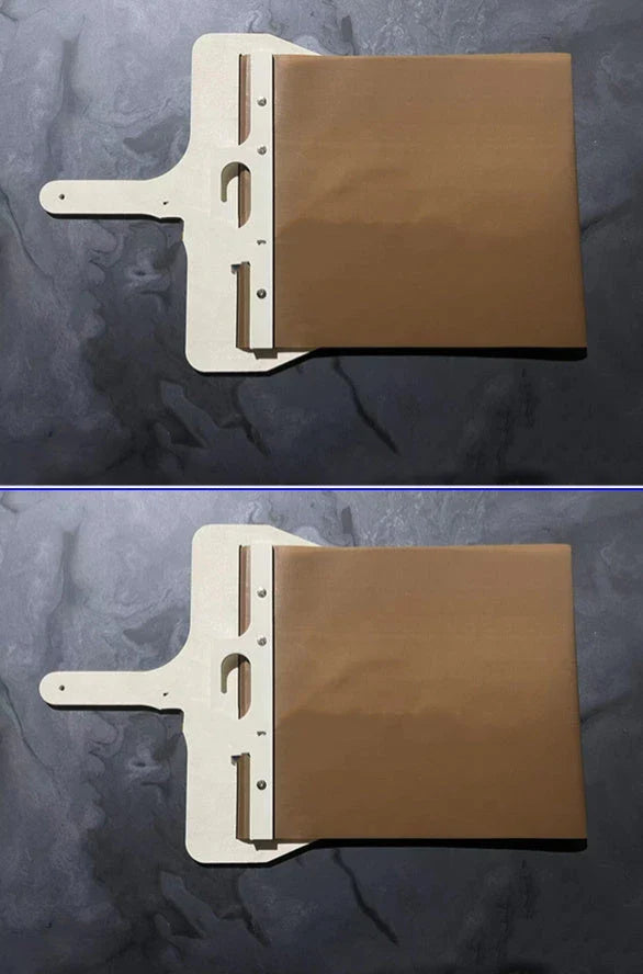 Wooden pizza peel with various size options, perfect for transferring baked goods from oven to table