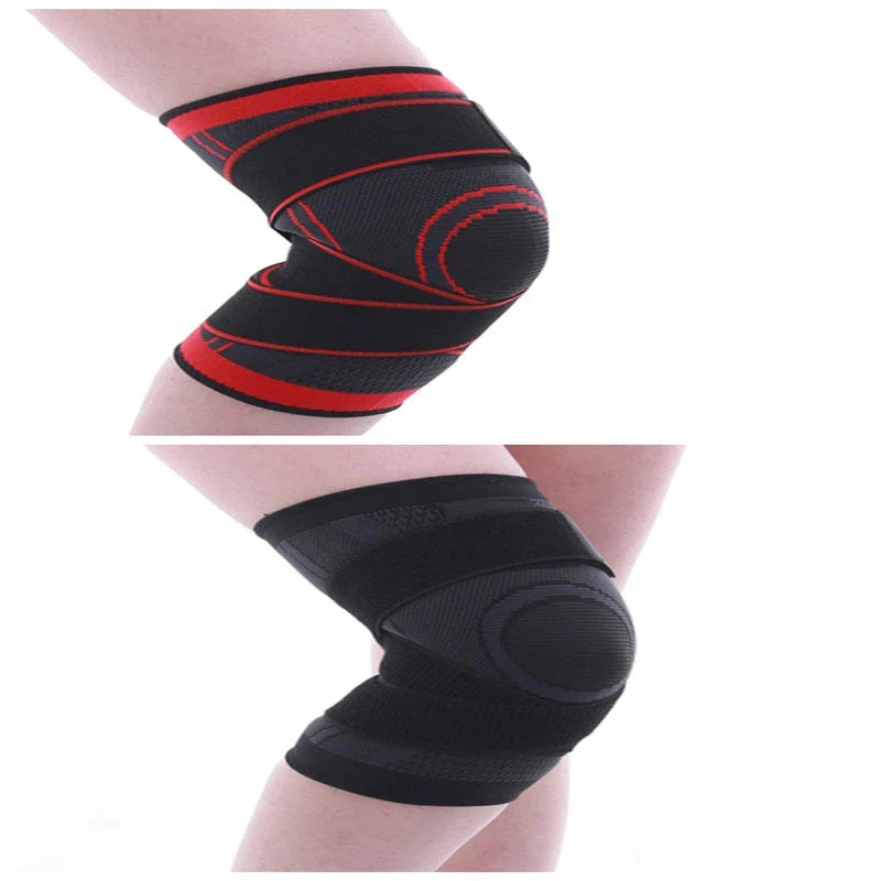 Sports knee brace with adjustable pressure design for active lifestyles