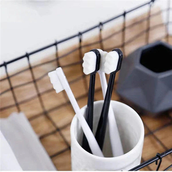 Premium soft bristle toothbrush with various colour options for gentle and effective dental cleaning