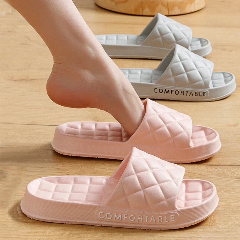 Cozy Plaid Slippers for Indoor Comfort