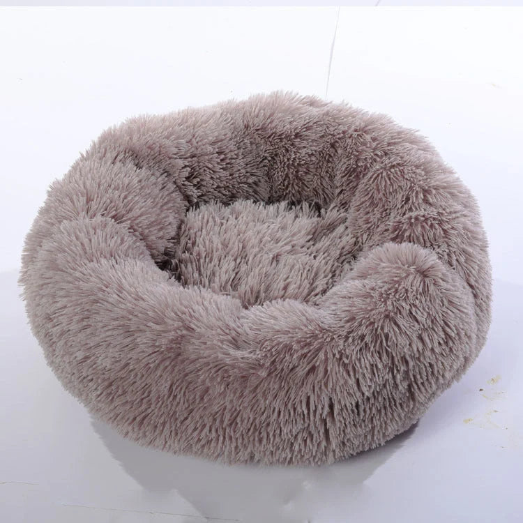 Cosy Plush Pet Nest in various colours and sizes for ultimate pet comfort