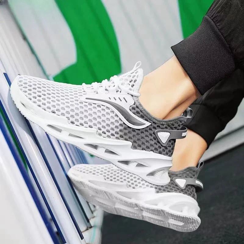 Men's breathable mesh sneakers with lightweight composite sole and variety of color options