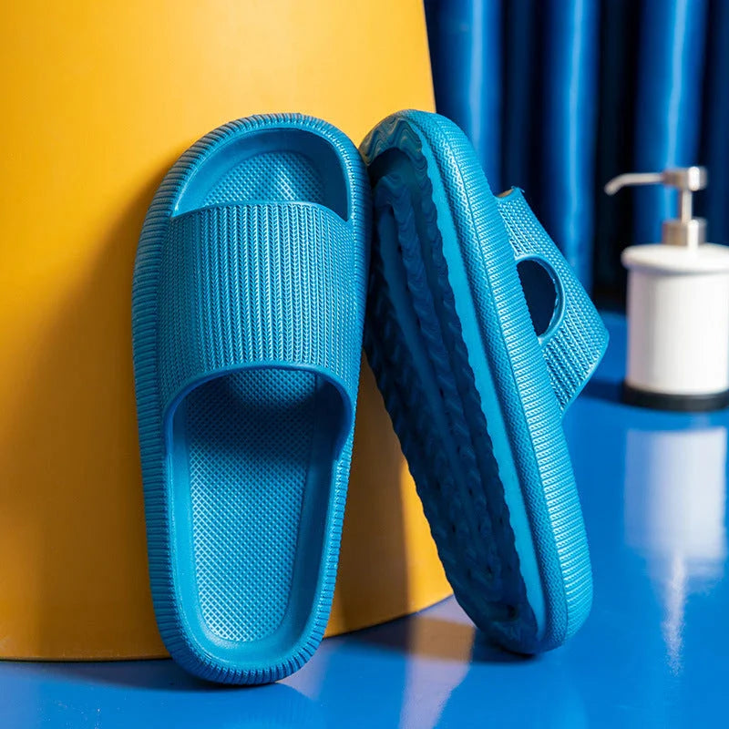 Women's premium EVA slippers in various colors and sizes, featuring soft, cushioned soles and durable non-slip design.