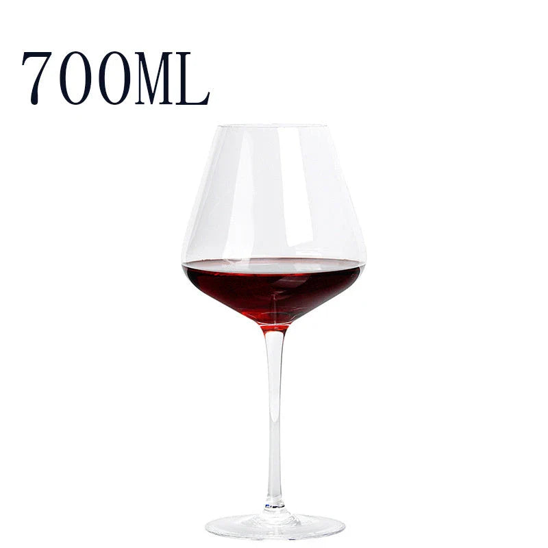 Premium crystal wine decanter with elegant U-shaped design, enhancing the flavor and aroma of your favorite red wines