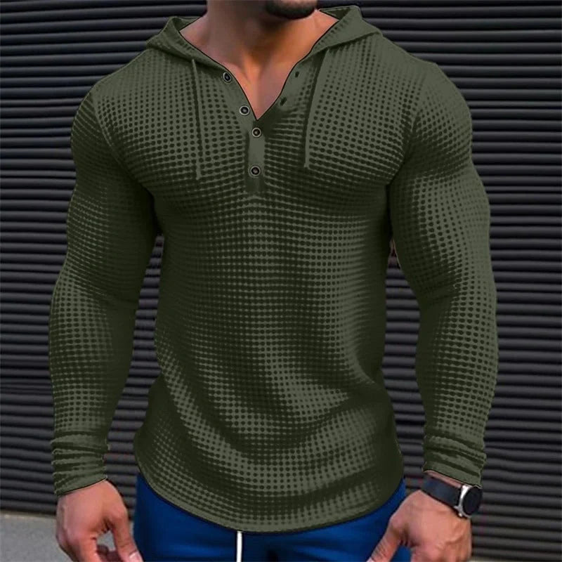 Men's casual pullover sweatshirt in various classic colours, featuring a tailored fit and soft, breathable polyester fabric for all-day comfort and style.