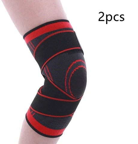 Sports knee brace with adjustable pressure design for active lifestyles