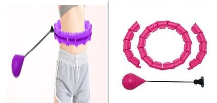 Adjustable waist hoop made of high-quality polypropylene for efficient fitness training and fat burning
