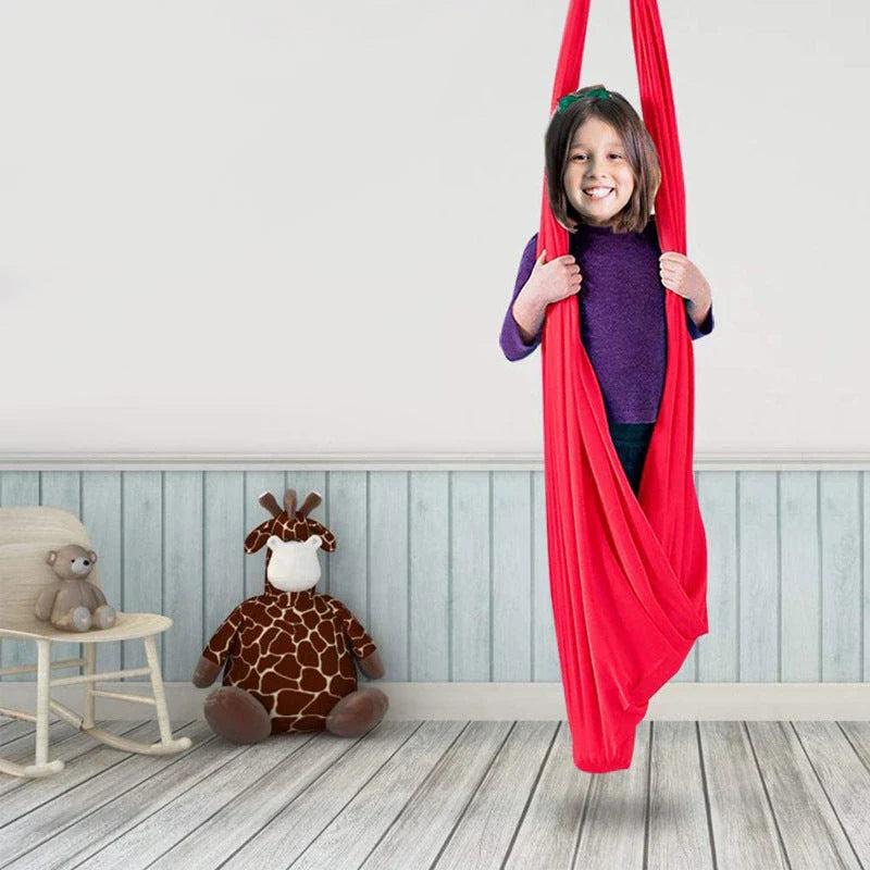 Premium Kids Cozy Sensory Swing Hammock for Therapy and Relaxation in Various Colors