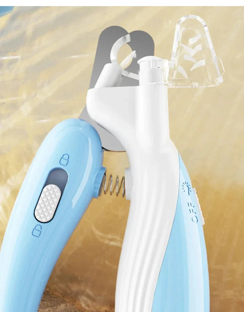 Premium electric pet nail grinder with LED light for safe, precise nail trimming of cats and dogs