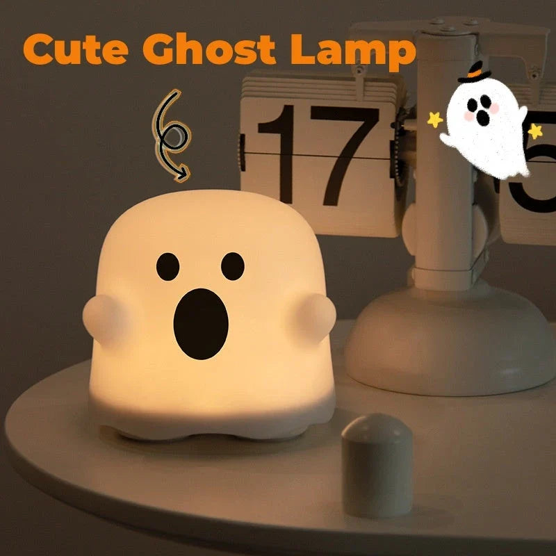 A cozy silicone night light with a touch sensor, perfect for bedside or any room in the home