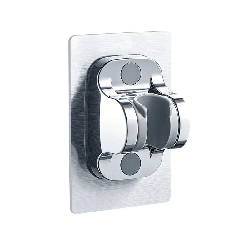 Premium high-pressure shower head with 5-speed supercharged spray patterns, large water output, and modern minimalist design