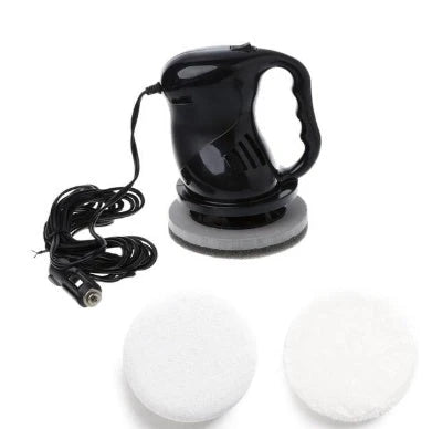 A high-quality car polishing machine with a thick power cord, ergonomic design, and sturdy ABS construction for a showroom-worthy shine.