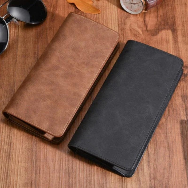 Trendha's premium genuine leather purses, coin bags, and men's wallets in black and brown colours