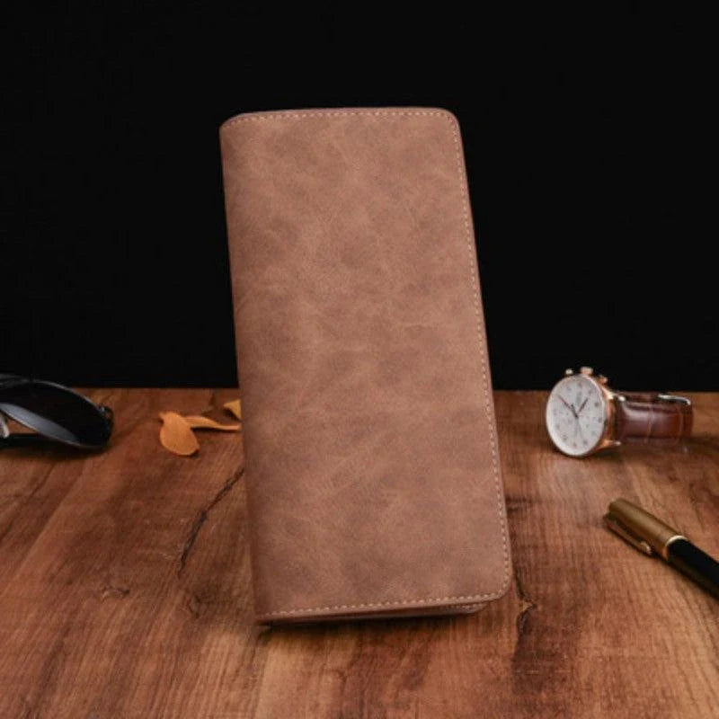 Trendha's premium genuine leather purses, coin bags, and men's wallets in black and brown colours