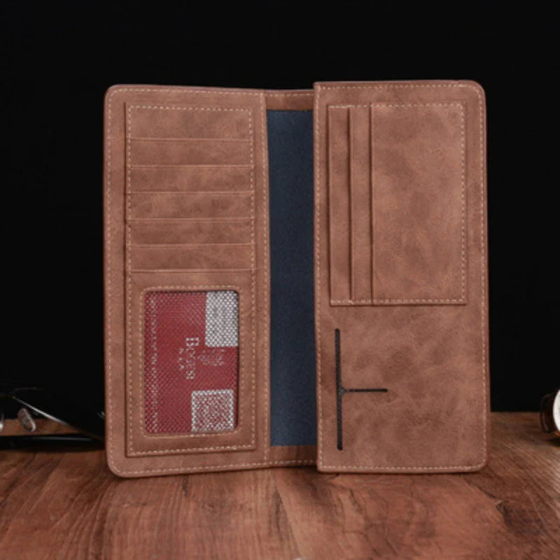 Trendha's premium genuine leather purses, coin bags, and men's wallets in black and brown colours