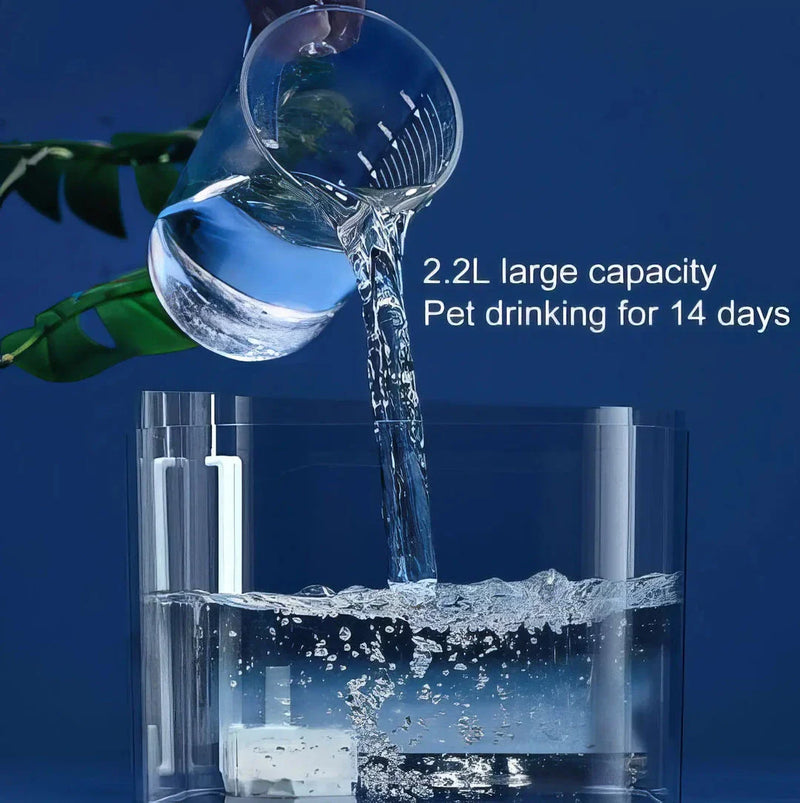 GiftHome UK Automatic Pet Water Fountain with 2.2L Capacity