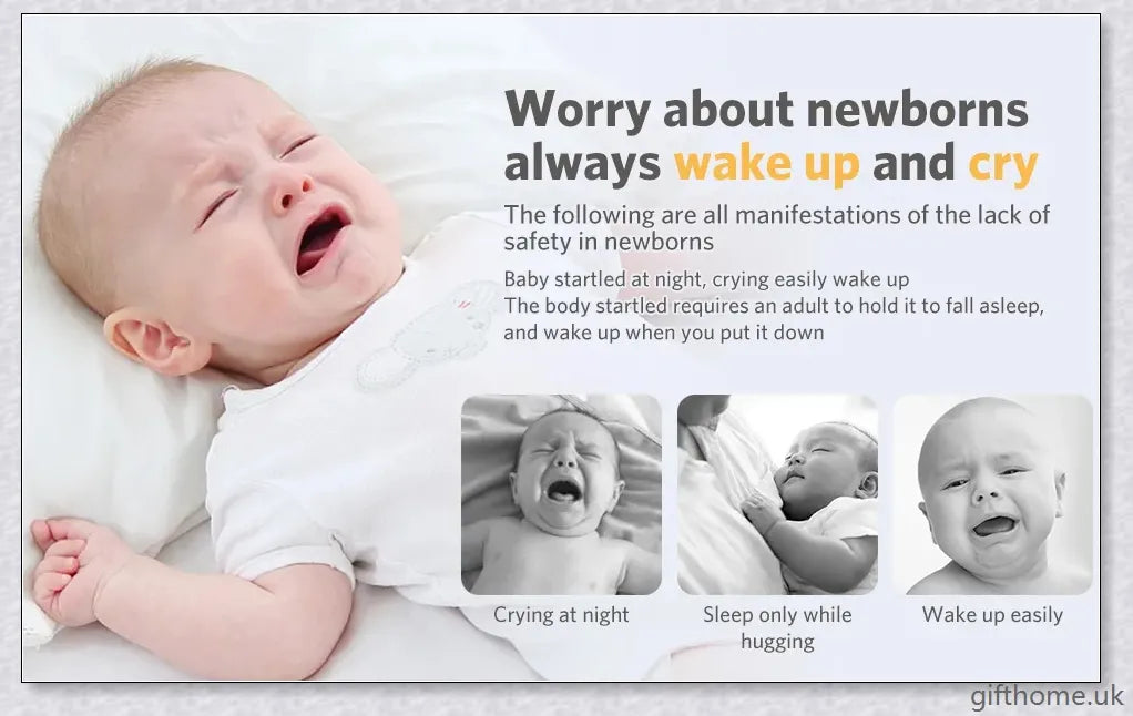 Anti-Startle Swaddle for Babies - Soft, Breathable, and Supportive Baby Swaddle