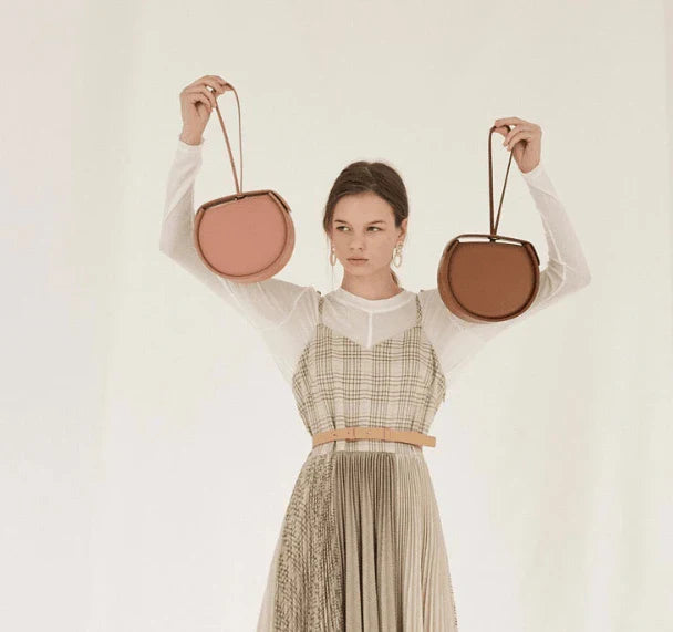 Stylish drawstring shoulder bag made with premium artificial leather for modern British lifestyle