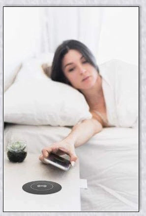 Minimalist Invisible Wireless Charger - Discreet, fast-charging solution for smartphones and other Qi-enabled devices