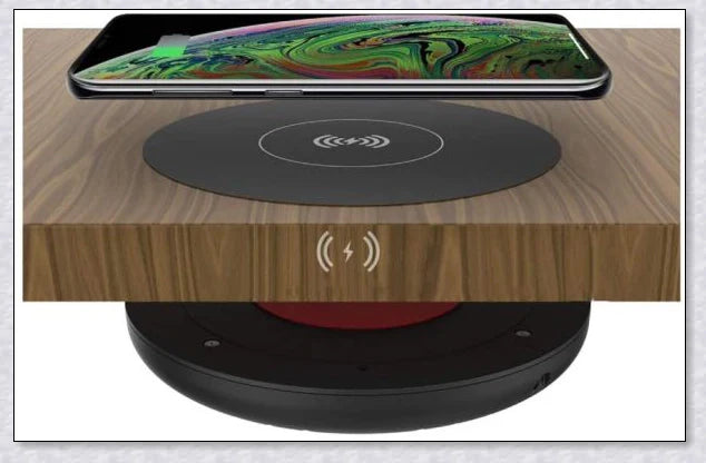 Minimalist Invisible Wireless Charger - Discreet, fast-charging solution for smartphones and other Qi-enabled devices