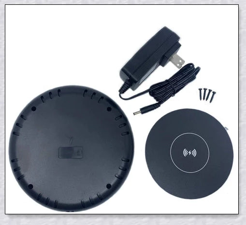 Minimalist Invisible Wireless Charger - Discreet, fast-charging solution for smartphones and other Qi-enabled devices