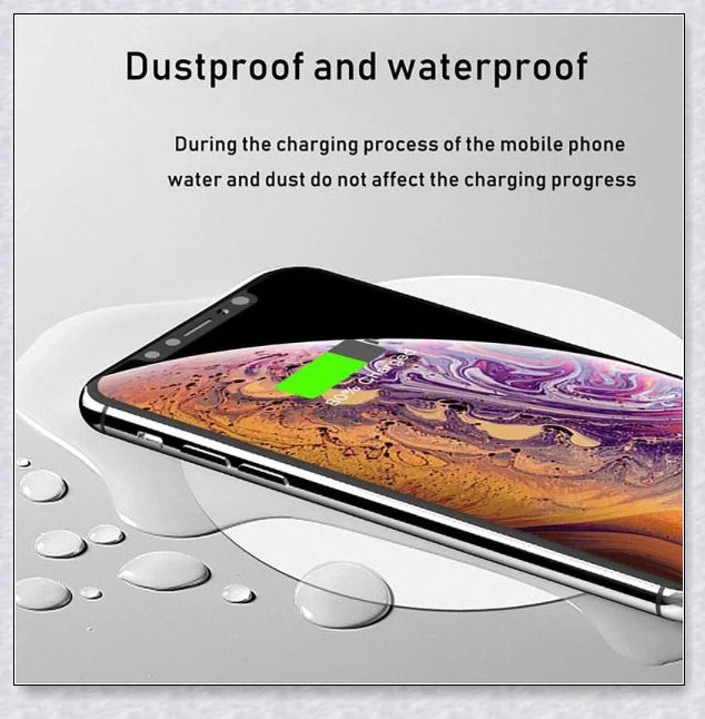 Minimalist Invisible Wireless Charger - Discreet, fast-charging solution for smartphones and other Qi-enabled devices