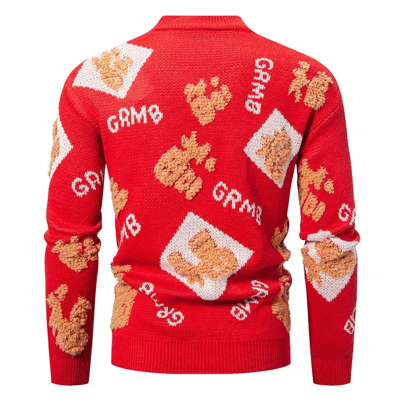 Stylish men's half-turtleneck fashion sweater in a range of classic colours