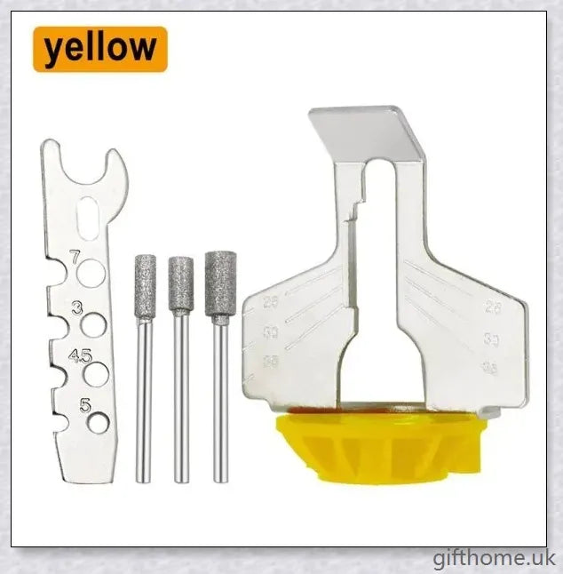 Premium Chainsaw Sharpener Attachment with Angle Guide for Precise Edge Maintenance