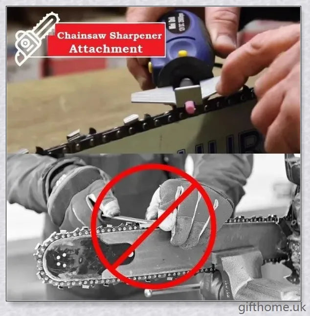 GiftHome UK Chainsaw Sharpener Attachment