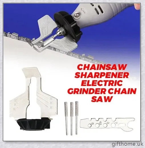 Premium Chainsaw Sharpener Attachment with Angle Guide for Precise Edge Maintenance