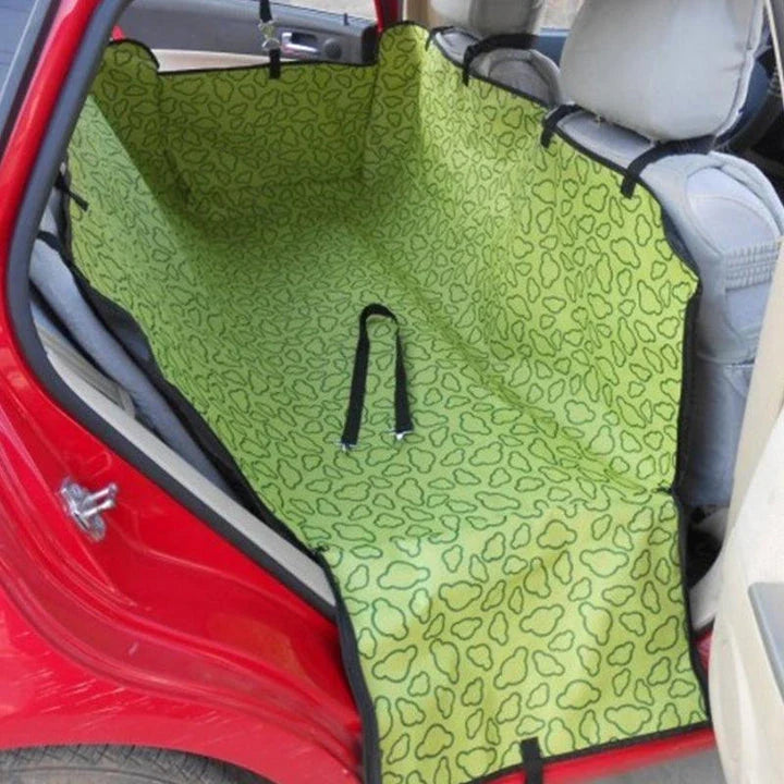 Large, waterproof, multifunctional car bag with adjustable straps and numerous compartments for storage