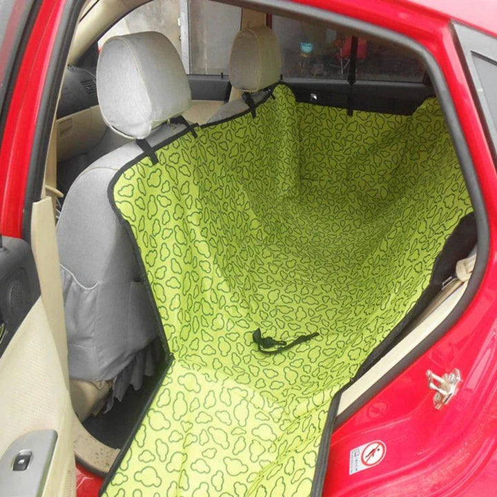 Large, waterproof, multifunctional car bag with adjustable straps and numerous compartments for storage