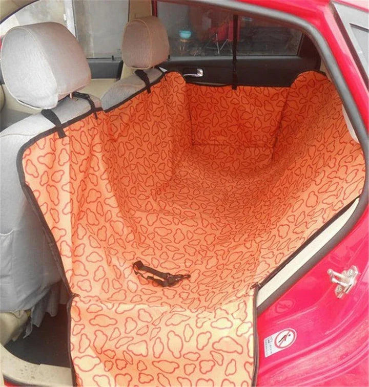 Large, waterproof, multifunctional car bag with adjustable straps and numerous compartments for storage