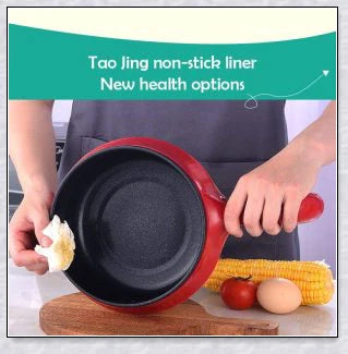 A multi-function electric cooking pot with a non-stick base, allowing for a variety of cooking tasks such as boiling, frying, and simmering.