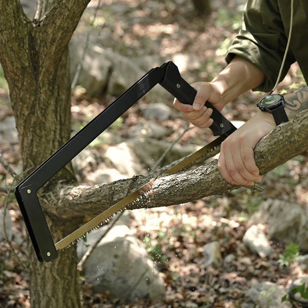 Long Blade Hand Saw with 21-inch folding saw blade made from high-quality manganese steel