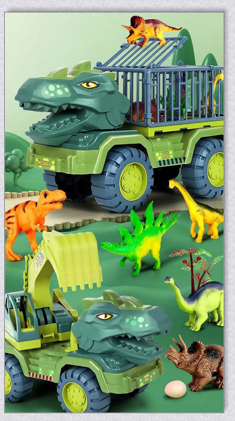 GiftHome Rexcavator | Oversized Dinosaur Zoo | Truck | Digger | Crane