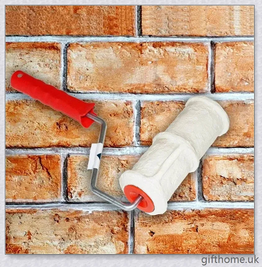 Brick Pattern Paint Roller - Effortlessly transform walls and surfaces with this decorative tool