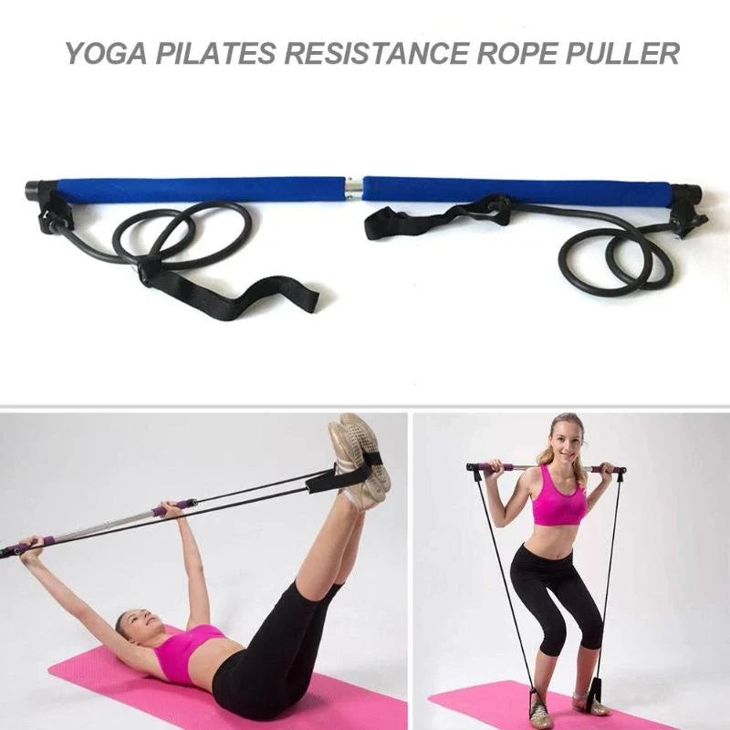 Premium Rally Bar for chest expansion, arm workouts, yoga, Pilates, and other fitness activities
