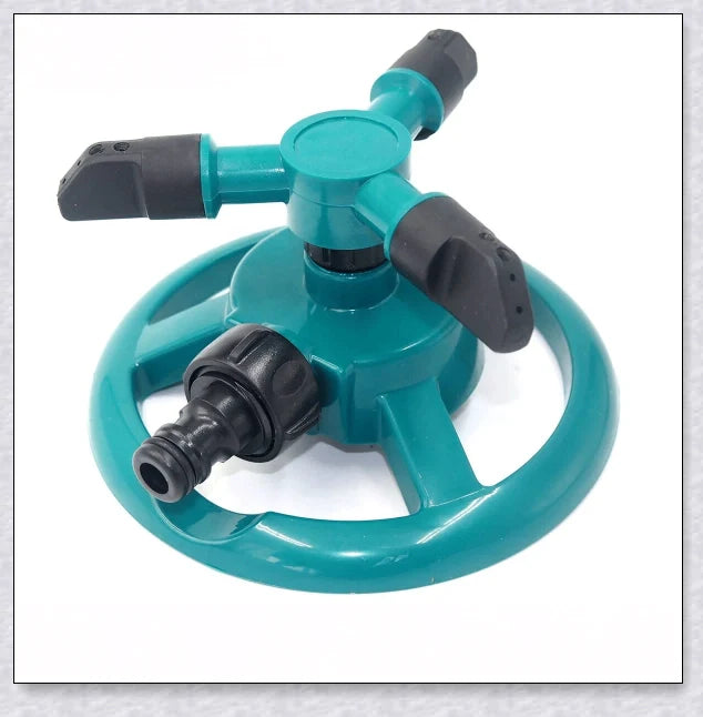 360 Automatic Smart Oscillating Portable Garden Lawn Water Sprinkler with 360-degree rotation, water-saving design, and powerful coverage