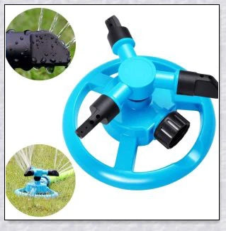 360 Automatic Smart Oscillating Portable Garden Lawn Water Sprinkler with 360-degree rotation, water-saving design, and powerful coverage