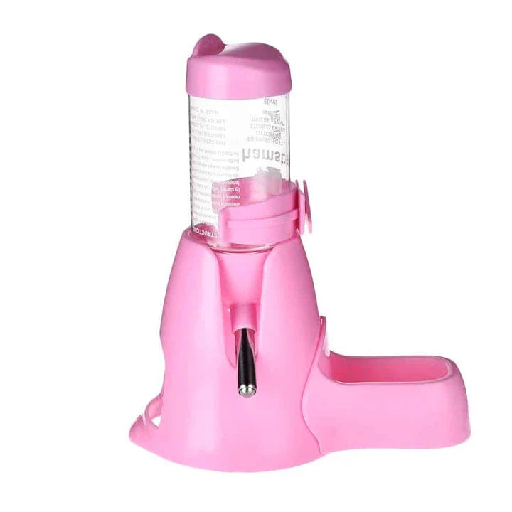 An orange hamster watering device with a capacity of 585 ml, designed for reliable and long-lasting hydration of small pets.