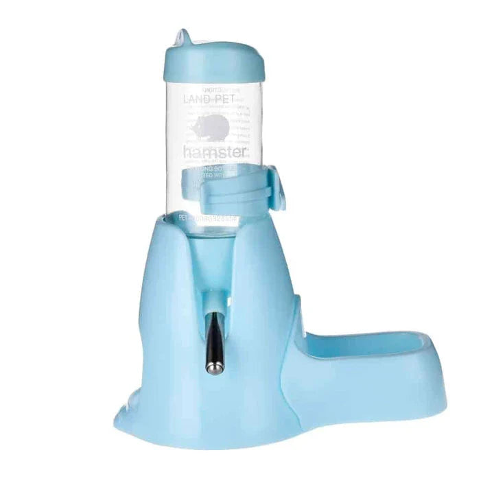 An orange hamster watering device with a capacity of 585 ml, designed for reliable and long-lasting hydration of small pets.