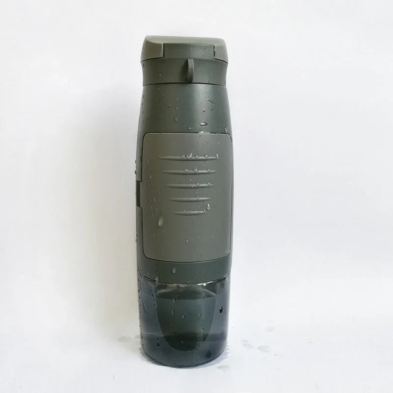 Secure Stash Water Bottle with hidden compartment for storing valuables, perfect for commuting, travel, and outdoor activities