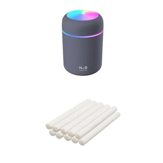 Mini USB Humidifier with Soothing Mist, Quiet Operation, and Automatic Shut-Off for Bedrooms