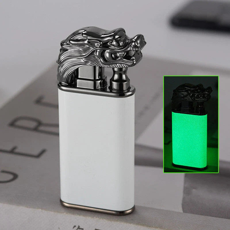 Versatile double flame lighter with a sleek and stylish design, perfect for outdoor adventures, grilling, and cigar lighting.