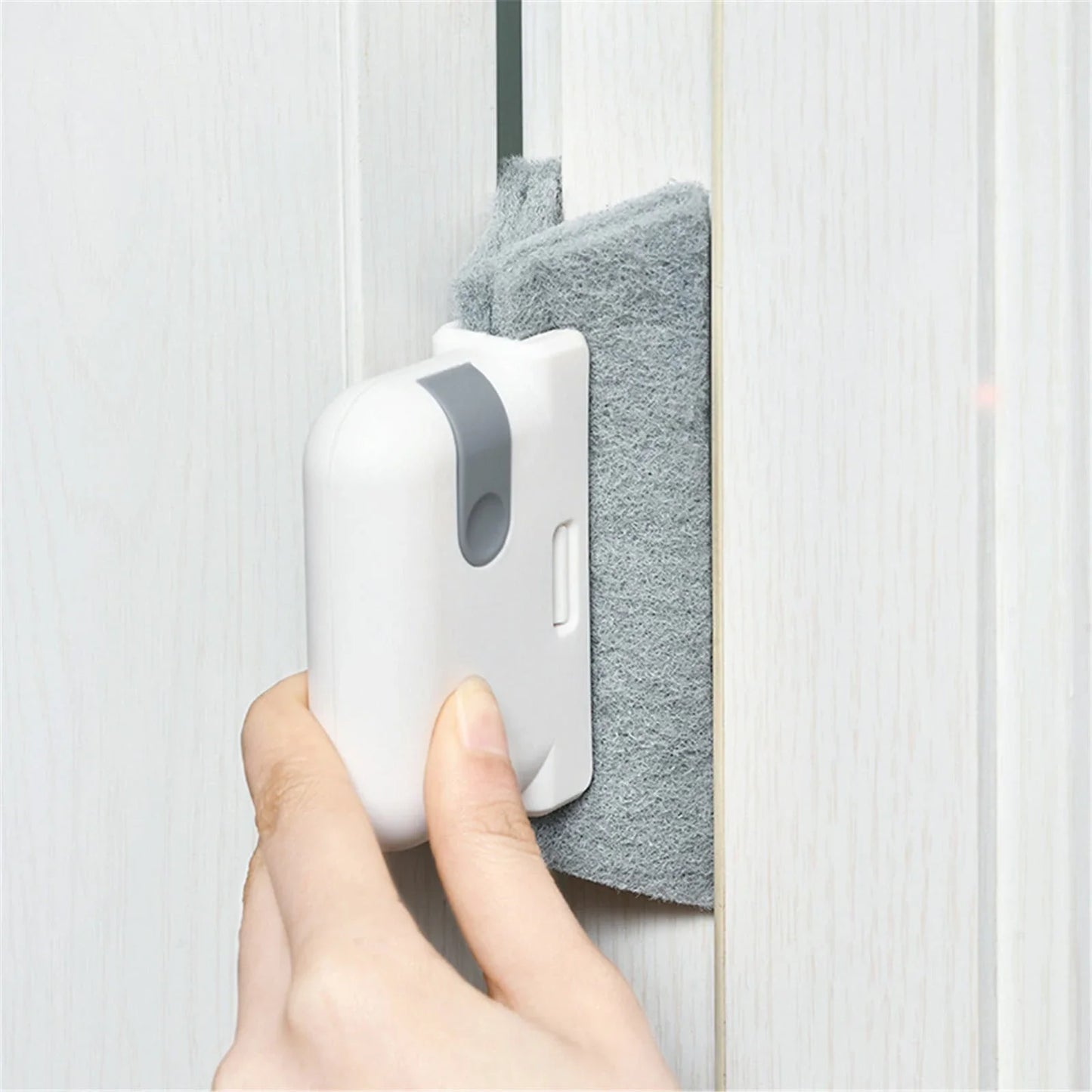 Versatile Groove Cleaning Brush with replaceable head for effortless home cleaning in the UK