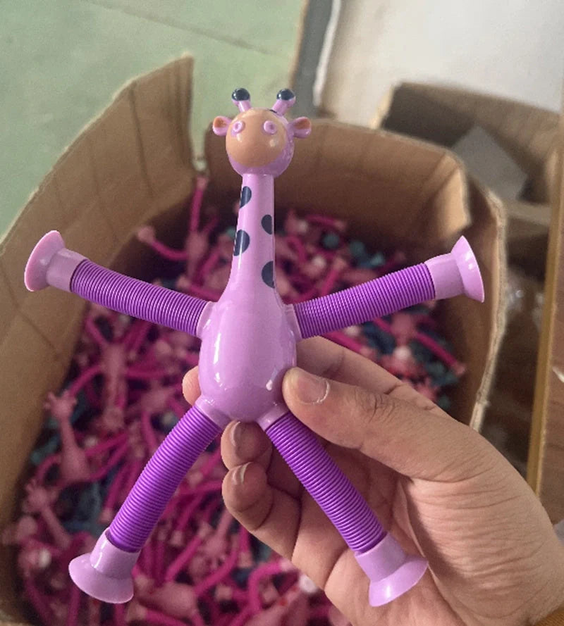 Giraffe Tubes Sensory Toys stretchable fidget toy in multiple colours