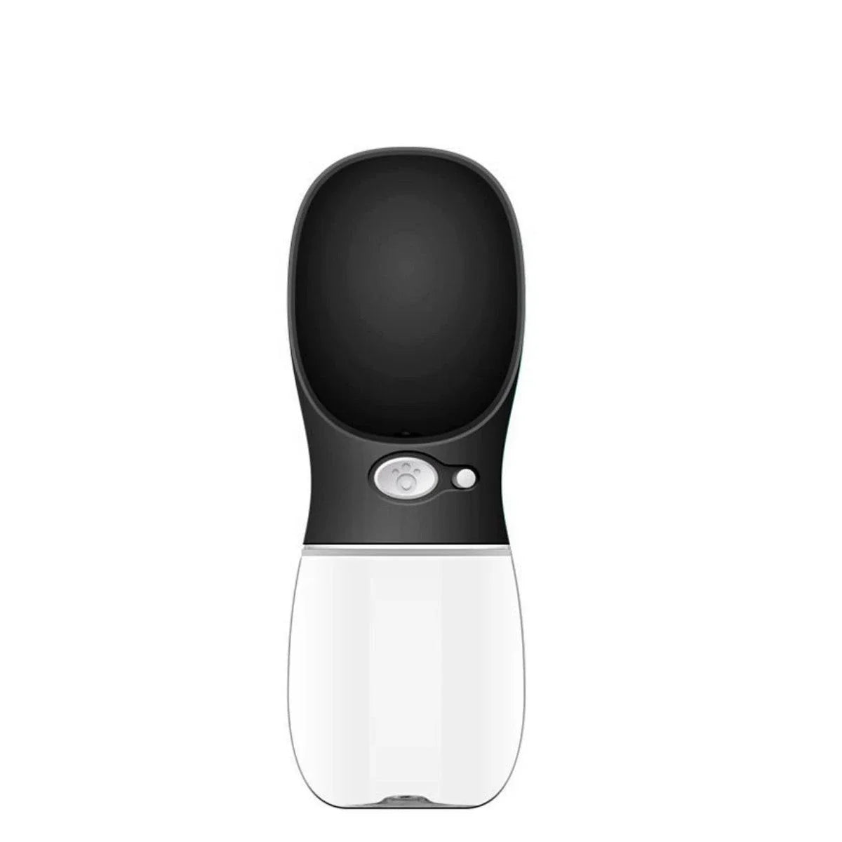 Durable and portable pet water bottle with one-touch button, suitable for outdoor activities with your furry friend