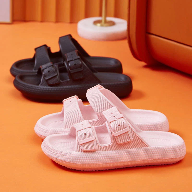Stylish and comfortable platform slippers for women featuring a variety of vibrant color options